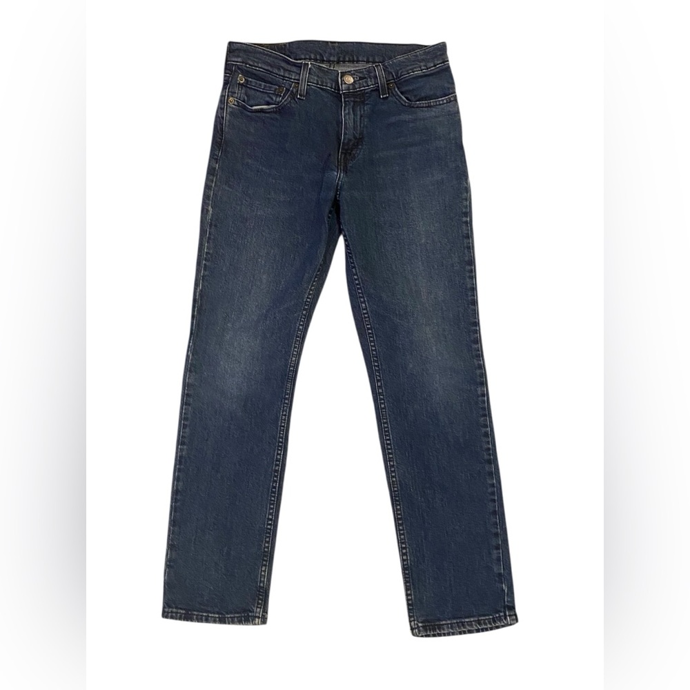 LEVIS 511 WOMENS DARK WASH STRETCH CLASSIC STRAIGHT LEG 30/30